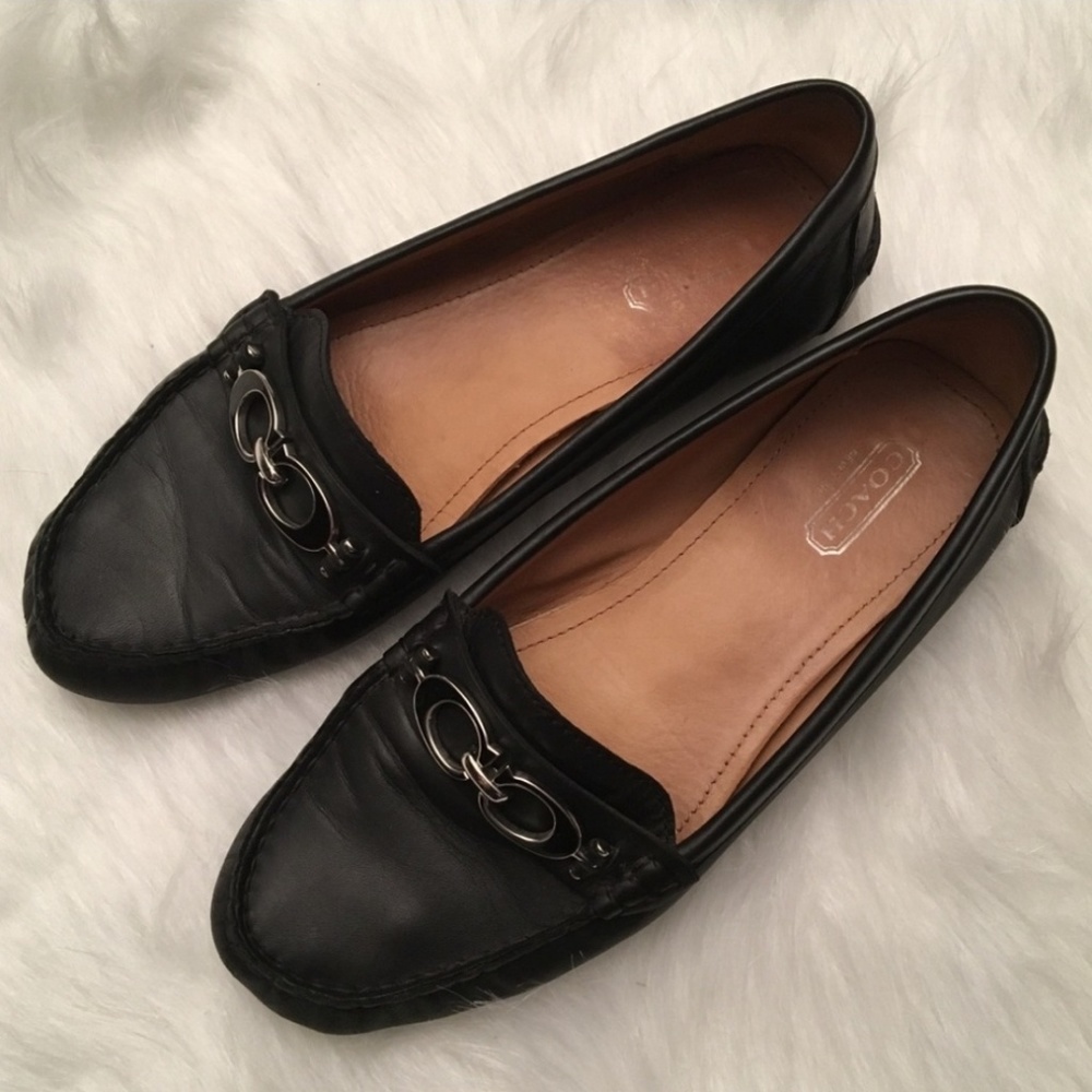 Coach leather loafer